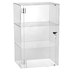 Acrylic Transparent Locking Display Box, Multifunctional Anime Figure Dust-Proof Display Box, Cosmetics Display Cabinet