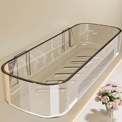 Bathroom Shelf, No-Drill Wall-Mounted Storage Rack for Washbasin, Toilet, and Cosmetics