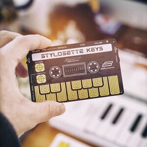 
Stylosette tape synthesizer mini touch music synthesizer Stylophone electronic musical instrument