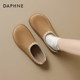 Daphne half-pack Birkenstock shoes for women thick sole 2025 spring and summer new lazy people pedal half-roll sheepskin head slippers
