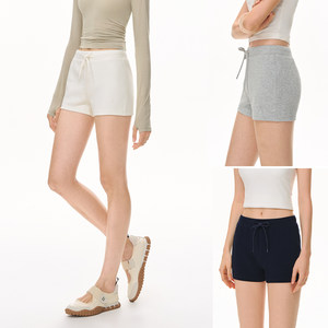 
CLIMAX VISION textured horizontal cotton/basic slim fit lifting hip elastic waist elastic sports and casual shorts