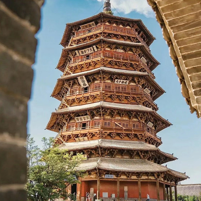 大同出发 恒山悬空寺应县木塔 一日游 纯玩 跟团游山西周边
