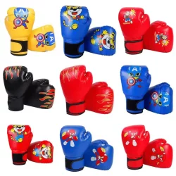 Adult and Children's Boxing Gloves 8-13 Years Old Kids Fighting Training Muay Thai Boys Sanda Toddler Gloves Girls