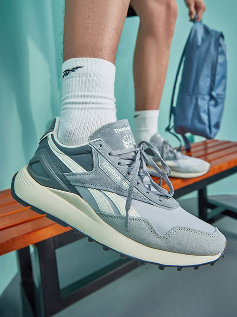 Reebok's official new male and female Legacy Legxi retro milk tea color ...