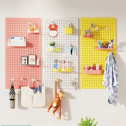 Customized punch-free household hole board wall dormitory kitchen bathroom wall storage rack wall hanging storage rack partition