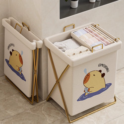 High-Quality Foldable Laundry Basket for Home Use, Laundry Hamper for Dirty Clothes, Bathroom Clothing Organizer