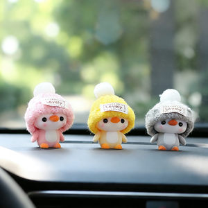 
Car flocking little penguin car ornaments car interior cute accessories goddess style ornaments gift ideas