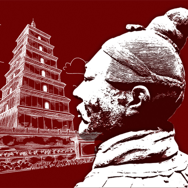 赠千古情西安旅游5天4晚兵马俑华山壶口瀑布博物院纯玩五日跟团游