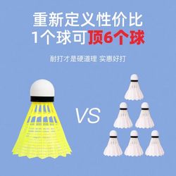 Li-Ning Genuine Nylon Badminton Shuttlecock, Durable Material, Professional Training and Competition Sports Equipment, Windproof, Indoor and Outdoor An01