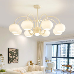 Living Room Chandelier Modern Minimalist French Nordic Cream Style Dining Room Lamp 2025 New Model Elegant Whole House Zhongshan Lighting Fixtures