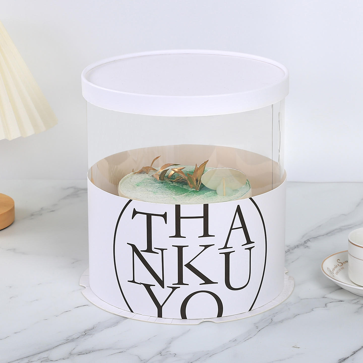 生日蛋糕盒围卡包装盒6寸8寸加高10寸网红零食打包盒子甜品定制