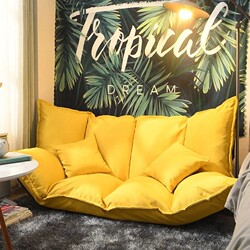 Lazy Sofa Tatami Floor Sofa That Can Be Used for Sleeping and Lying Down, Suitable for Small Apartments, Balconies, Bedrooms, and as a Foldable Single Sofa Next to the Bed