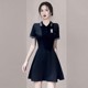 French slim, fashionable and age-reducing temperament dress 2025 summer new style small waist women's skirt