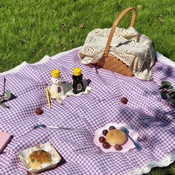 Great for Spring Outings! Thickened Picnic Blanket, Picnic Mat, Lawn Mat, Camping Outdoor Portable Mat, Beach Mat by the Sea