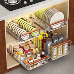 New pull-out hole-free draining dish rack