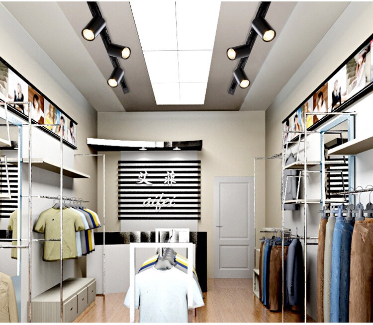 Faretto LED Da Soffitto A Binario 30W JANDEI | 4200K Bianco Neutro | 3000 Lumen | Per Negozi, Vetrine, Uffici | Alluminio - Foto 11