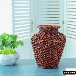 The Daughter of the Sea of Vase Water Girl Dai Dance Ornament Jar Vinegar Wine Jar Jar Grass Willow Vine Bamboo Arranger Props Jar