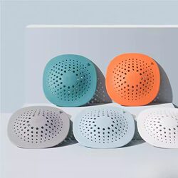 Bathroom Water Drain Hair Catcher, Kitchen Sink Filter, Drain Sticker, Silicone Anti-Clogging Cover for Shower
