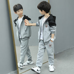 Children's Clothing Boys' Spring and Autumn Suit 2026 New Style Medium and Large Children's Sports Jacket Children's Spring Outfit Boys' Stylish Clothes Trendy