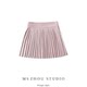 Exposing long legs, sweet, cover hips, pure desire, high waist, slimming organ pleated skirt, sports tennis skirt, quick-drying, anti-exposure skirt
