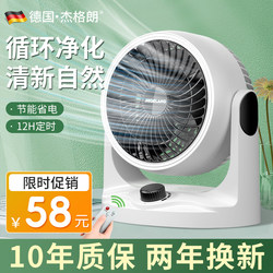 German Air Circulation Fan Household Electric Fan Quiet Turbine Desktop Dormitory Office Desktop Small Electric Fan