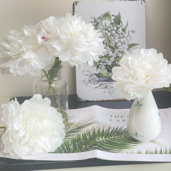 
[Yang Fei Chu Yu] Ready-made peony fresh-cut flower double petal bouquet for quick delivery
