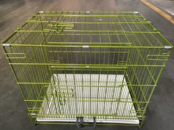 Folding Reinforced Nano Dog Cage, Galvanized Dog Cage, Transport Cage, Nano Painted Dog Cage, Dog Cage