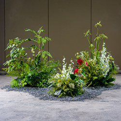 Artificial Flower Arrangements, Flower Bushes, Potted Plants, Landscape Creation, Indoor Shop Window Floor-Standing Floral Art, Simulated Green Plants for Decoration