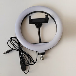 LED beauty fill light 17mm ball head interface 6 inch 8 inch 10 inch 12 inch 13 inch live three-color ring light
