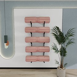 Yoga Mat Storage Rack, Sand Ball Basketball Rack, Croissant Volleyball Medicine Ball, Football Gravity Ball, Fitness Wall Hanging