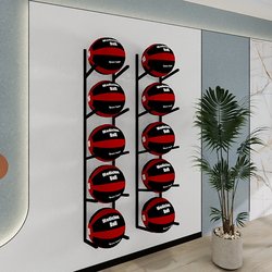 Medicine Ball Sand Ball Rack Croissant Volleyball Basketball Football Gravity Ball Storage Rack Fitness Wall Tai Chi Ball Wall Hanging