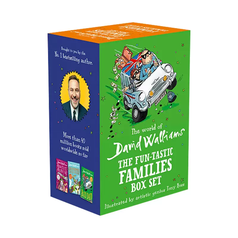英文原版The World Of David Walliams 大衛少年幽默小說三冊盒裝