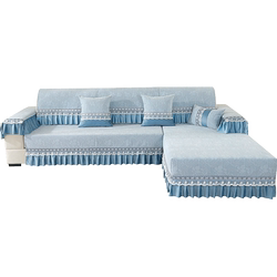 Cuihuli chenille non-slip pastoral sofa cushion