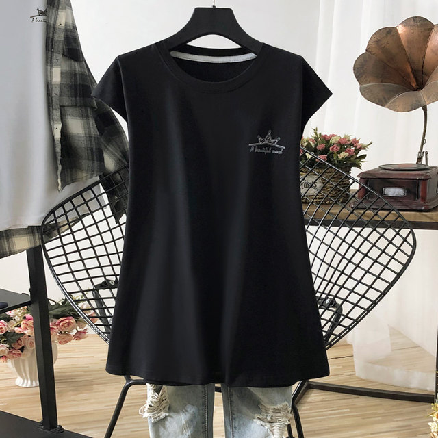 Hong Kong style casual vest top black loose round neck down shoulder sleeveless T-shirt for women's vest summer wear ins trendy and cool