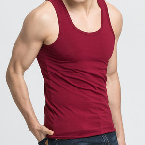 
Summer thin lycra cotton men's vest breathable sweat-absorbing fitness outside with sleeveless sports underwear