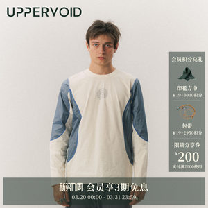 
Long-sleeved T-shirt moisture-wicking spliced bottoming shirt top winter men's new UPPERVOID two-dimensional latitude