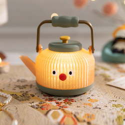 Aying Cute Stress Relief Night Light Quirky Ornament Kitchen Coffee Corner Atmosphere Desk Cabinet Decoration Gift