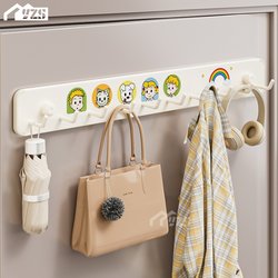 Stainless steel invisible suction cup coat hook sticky hook