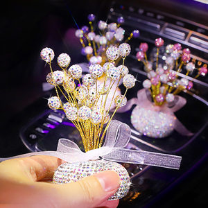 
Popular diamond-encrusted baby's breath car accessories car decoration center console decoration high-end car accessories