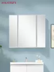 gương bỉ Tủ gương phòng tắm thông minh Keyi phòng tắm riêng biệt có đèn khử sương mù chậu rửa treo tường tủ phòng tắm gương trang điểm gương Gương