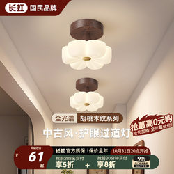 Changhong Corridor Light, Modern Minimalist Entrance Hall Light, Cloakroom Light, Floral Mid-Century Style Balcony Ceiling Light