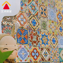 Artistic Small Tiles for Bathroom, Kitchen, Waistline, Entrance, Garden, Floor Tiles, American Country Style, Staircase Tiles, Wall Tiles, Ceramic Tiles
