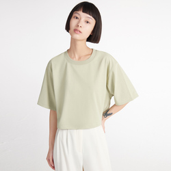 Small Tee70 Light Grass Green Short T-shirt Breathes Freely And Lightly