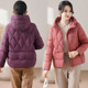 2024 Feng Zhiyun Loose Down Jacket Women's Thickened Jacket Winter Clothes 90 White Duck Down Hooded Top Middle-aged Women's Clothes
