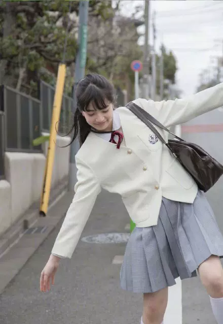 小松菜奈同款套装jk制服奶黄色校供感奶黄色温柔外套