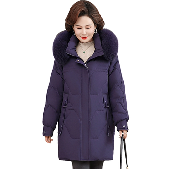 
Yalu fashionable fox fur collar mother down jacket