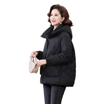 
Down jacket Yalu mother coat loose middle-aged large size