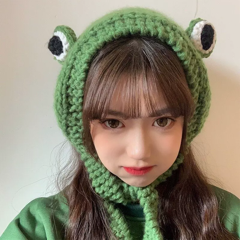 Unisex Balaclava Monster Shrek Hat Wool Winter Knitted Hats-Taobao