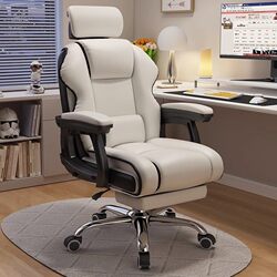 Computer Chair, Home Ergonomic Chair, Comfortable for Long Periods of Sitting, Gaming Chair, Backrest, Office Chair, Dormitory Study Swivel Chair