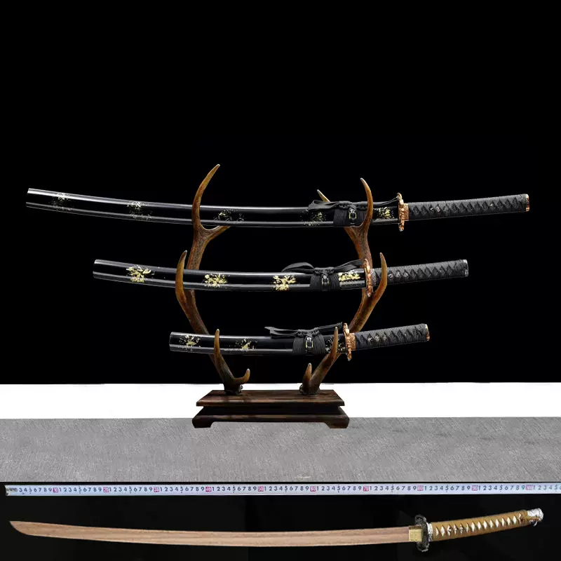 20寸---君子刀（黒檀金）古兵器 武具 刀装具 日本刀 模造刀 居合刀